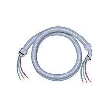 Southwire - 1/2 in. x 4 ft. 10/3 Ultra-Whip Liquidtight Flexible Non-Metallic PVC Conduit Cable Whip 