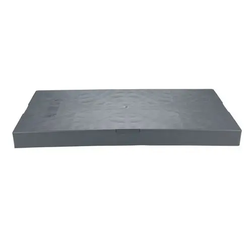 Heavy Duty HVAC Equipment Pad, 18" x 38" x 3" (Gray)