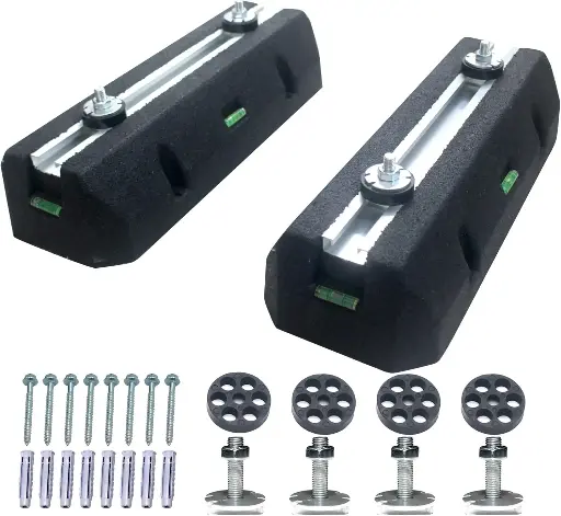 Mini Split Pad for 7000-75000BTU AC Mounting Bracket Base,Heavy-Duty Condenser Pad for Air Conditioners Condensers Heat Pump System Anti-Vibration Isolator Ground Stand Mount Outside (7000-36000BTU) 